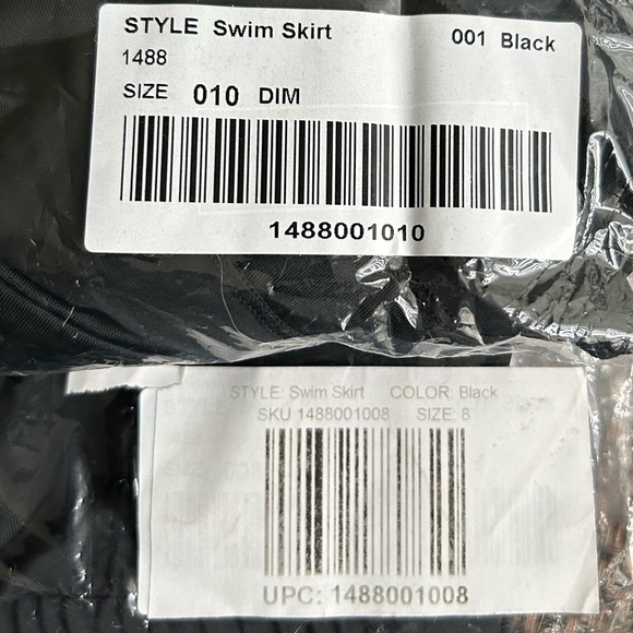 Ruby Ribbon Swim Skirt Size 8 & 10 - Picture 8 of 8